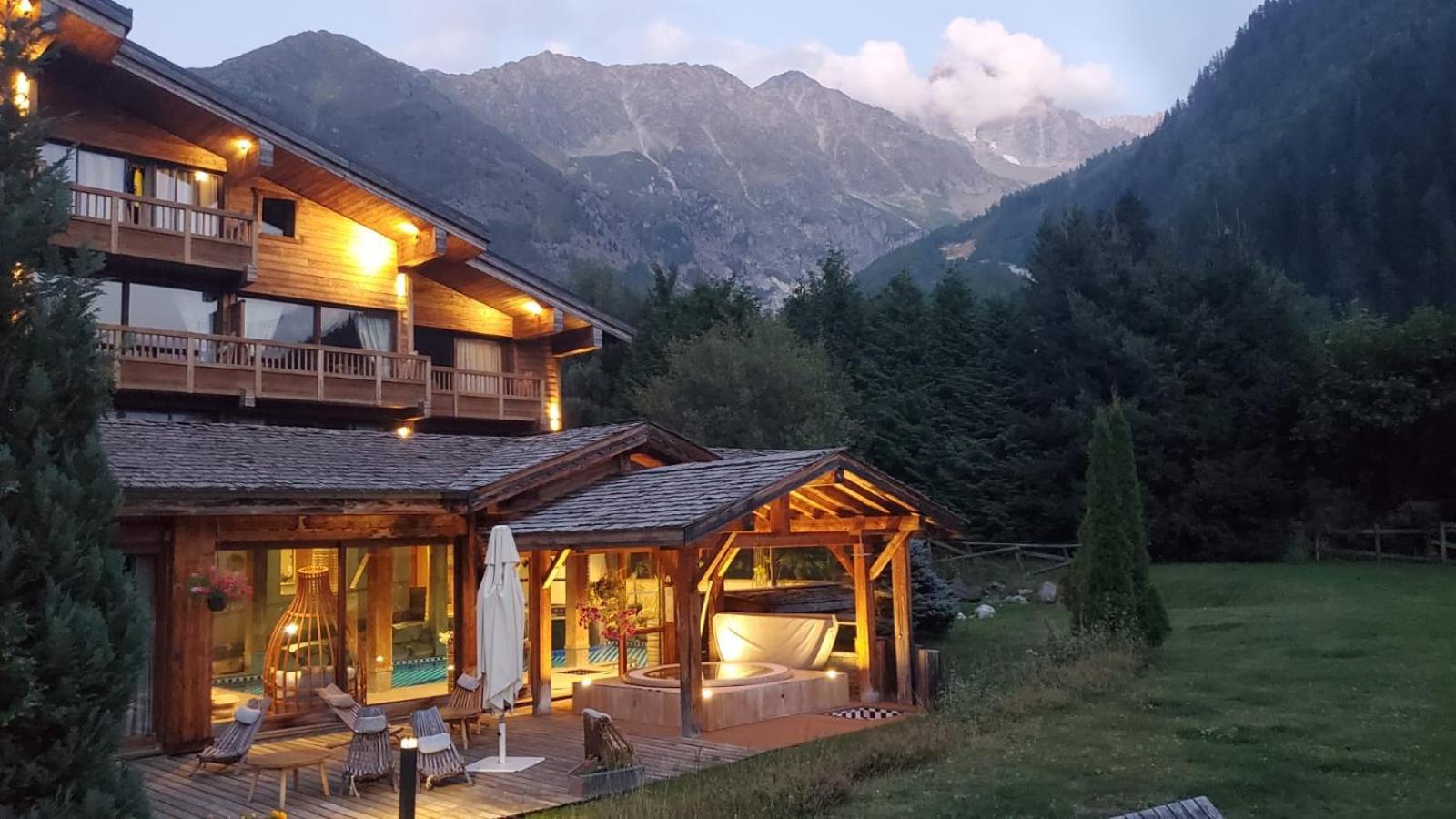 Les Grands Montets Hotel & Spa Chamonix Mont Blanc Exterior foto