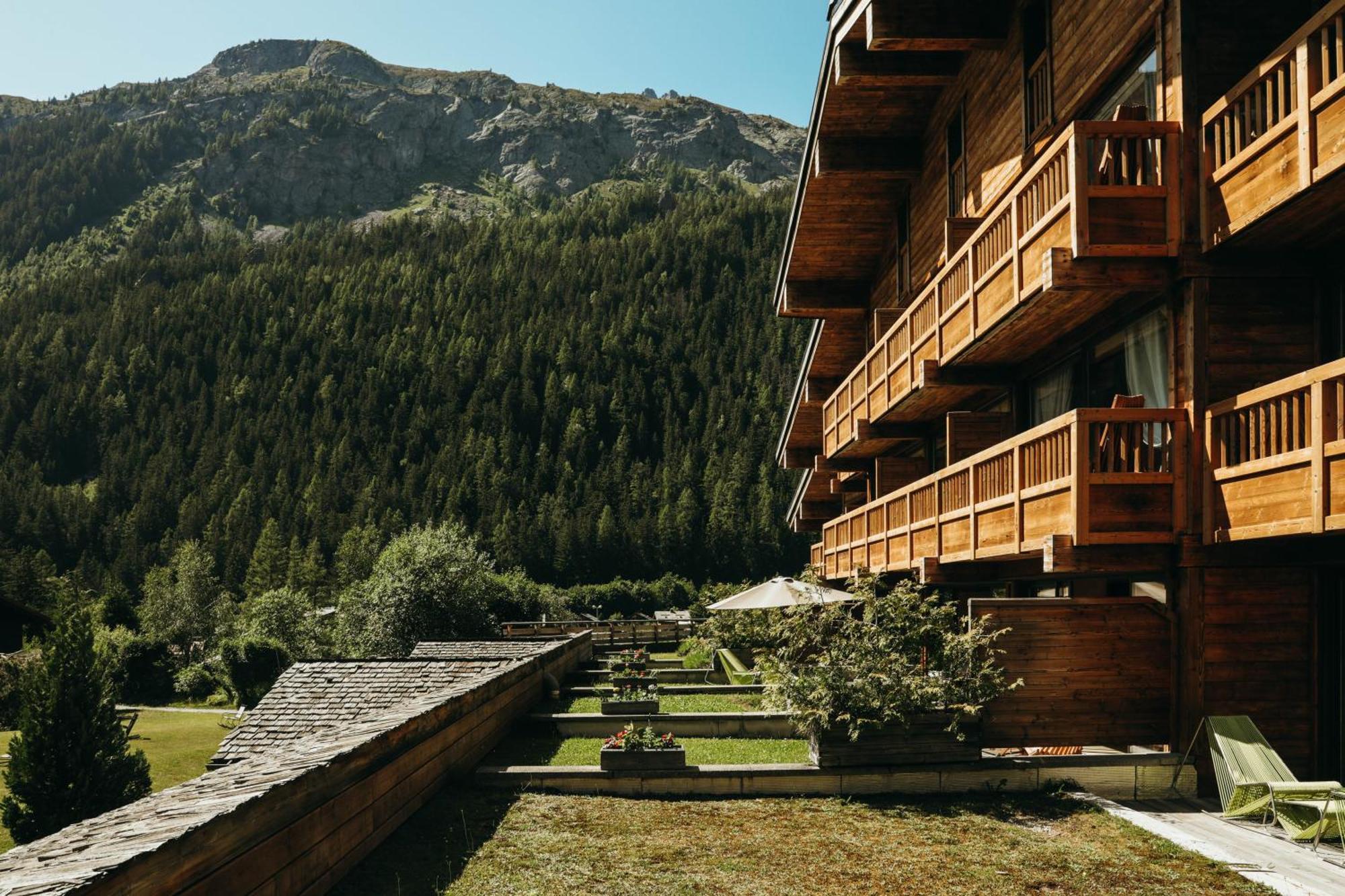 Les Grands Montets Hotel & Spa Chamonix Mont Blanc Exterior foto